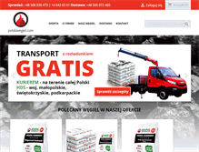 Tablet Screenshot of polskiwegiel.com